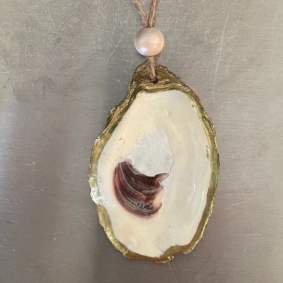 Oyster Shell Ornament / Wine Bottle Topper - Picture 4 of 7